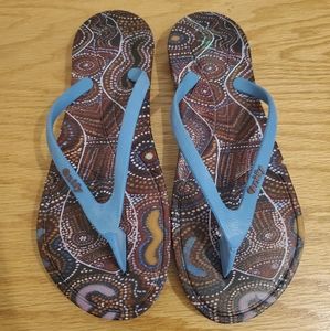 Women's flip flop sandals sz 7